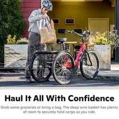 Schwinn Meridian Adult Tricycle Bike Blue