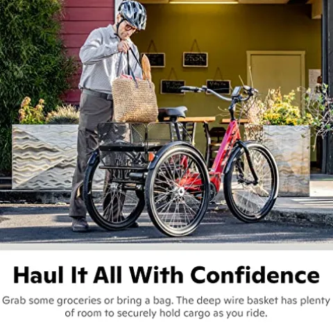 Schwinn Meridian Adult Tricycle Bike Black