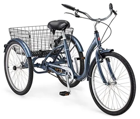 Schwinn Meridian Adult Tricycle Bike Slate Blue (24-Inch Wheels)