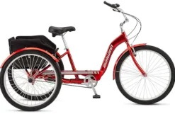 Schwinn Meridian Deluxe Adult Tricycle Bike 26-Inch Red