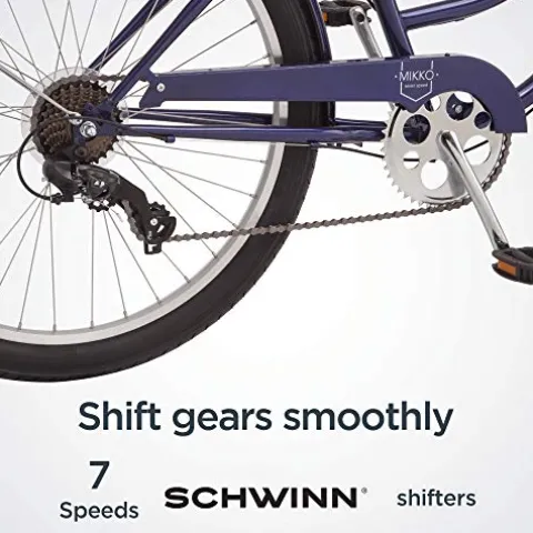 Schwinn Mikko Adult Beach Cruiser Bike Navy