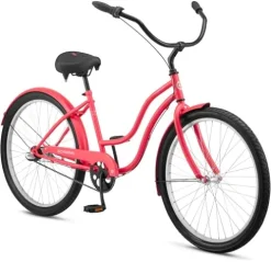 Schwinn Mikko Adult Beach Cruiser Bike Pink