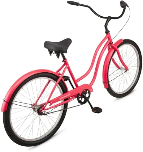 Schwinn Mikko Adult Beach Cruiser Bike Pink