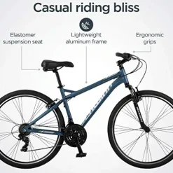 Schwinn Network 1.5 Hybrid Bike Matte Blue