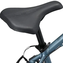 Schwinn Network 1 Hybrid Bike Men Women 700c 21-Speed 17-Inch Aluminum Frame Front Suspension Blue Grey