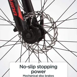 Schwinn Protocol 1.0 Mountain Bike 26-Inch Wheels Full Suspension Red/Blue