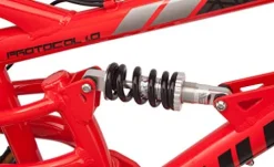 Schwinn Protocol 1.0 Mountain Bike 26-Inch Wheels Full Suspension Red/Blue