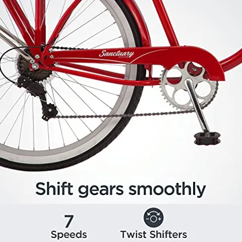 Schwinn Sanctuary 7 Cruiser Bike Red