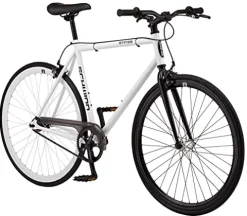 Schwinn Stites Fixie Adult Commuter Road Bike White