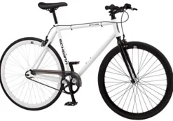 Schwinn Stites Fixie Adult Commuter Road Bike White