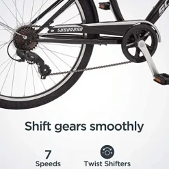 Schwinn Suburban Adult Comfort Bike Black
