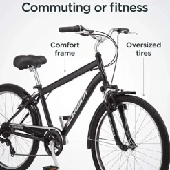 Schwinn Suburban Adult Comfort Bike Black