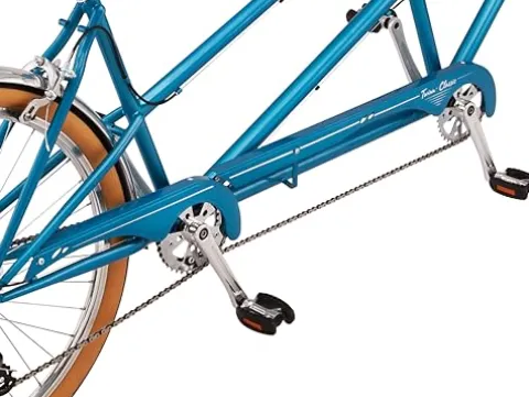 Schwinn Twinn Classic Tandem Adult Beach Cruiser Bike Blue