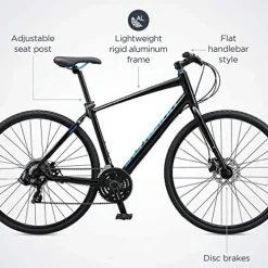 Schwinn Vantage F3 Sport Hybrid Bike Black