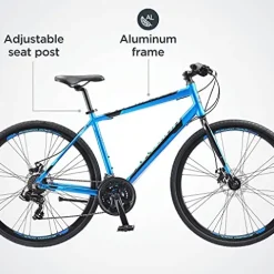 Schwinn Volare 1200 Hybrid Sports Road Bike Matte Blue