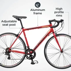 Schwinn Volare 1400 Hybrid Sports Road Bike Red