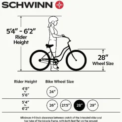 Schwinn Wayfarer Hybrid Bike Light Mint
