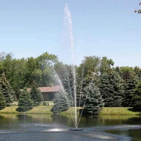 Scott Aerator Clover Big Shot Fountain 1 HP 115V Black