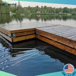 Scott Aerator Floating De-Icer for Lakes & Ponds 1/3 HP 230V Stainless Steel