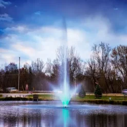 Scott Aerator Skyward Fountain 1 HP 230V Pond Aerator with 200 ft. Electric Cord