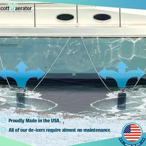 Scott Aerator Slinger De-Icer for Lakes & Ponds 3/4 HP 230V Stainless Steel