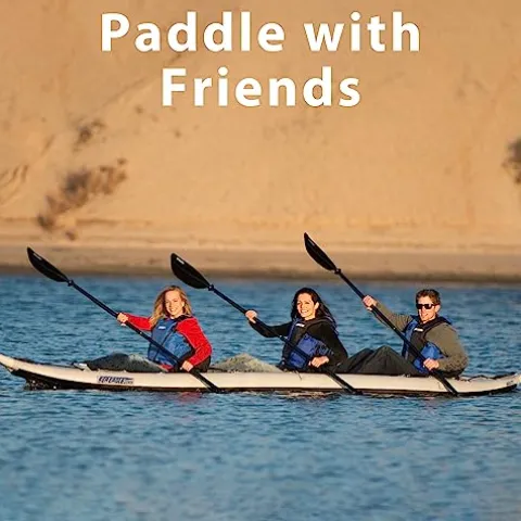 Sea Eagle 465FT Fasttrack Inflatable 15’3″ Touring Kayak Blue/Gray