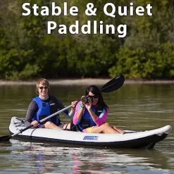 Sea Eagle 385FT Fasttrack Inflatable 12’6″ Touring Kayak Blue/White