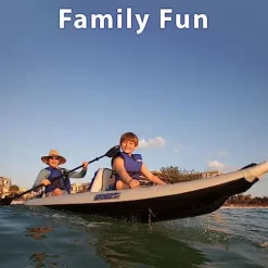 Sea Eagle 385FT Fasttrack Inflatable 12’6″ Touring Kayak Blue/White