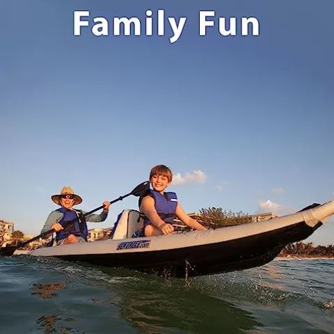 Sea Eagle 385FT Fasttrack Inflatable 12’6″ Touring Kayak Blue/White