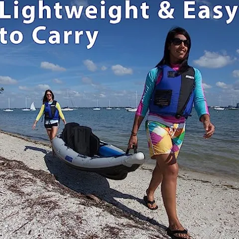 Sea Eagle 385FT Fasttrack Inflatable 12’6″ Touring Kayak Blue/White