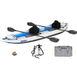 Sea Eagle 385FT Fasttrack Pro Carbon Inflatable Touring Kayak Blue/White