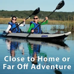 Sea Eagle 385FT Fasttrack Pro Carbon Inflatable Touring Kayak Blue/White