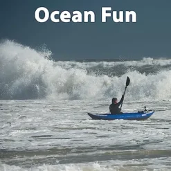 Sea Eagle 300x Inflatable Explorer Kayak Pro Carbon Package Blue/Gray