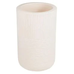 Seasonal Living Provenance Signature Ceramic 2-Piece Textured Planters Cream