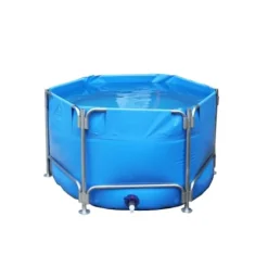 Sermair Canvas Folding Swimming Pool Blue