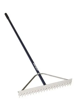 SEYMOUR MIDWEST RAKE 36-Inch Screening Rake with 66-Inch Blue Handle (Pack of 10)