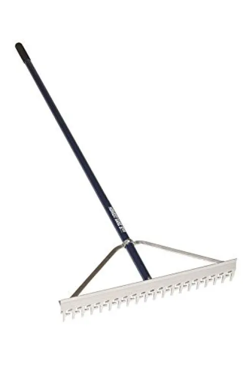 SEYMOUR MIDWEST RAKE 36-Inch Screening Rake with 66-Inch Blue Handle (Pack of 10)