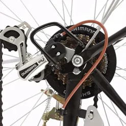 ShangWen Women Beach Cruiser Bike 7-Speed Hybrid Bicycle GN