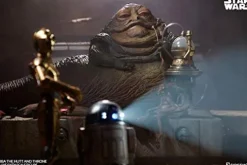 Sideshow Star Wars Jabba The Hutt Throne Deluxe 1/6 Scale Figure Olive Green