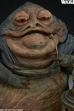 Sideshow Star Wars Jabba The Hutt Throne Deluxe 1/6 Scale Figure Olive Green