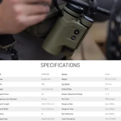 Sig Sauer KILO6K HDX Tactical Laser Rangefinder 10x42mm