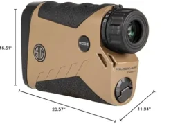 Sig Sauer KILO8K-ABS 7x25mm Tactical Hunting Laser Monocular Rangefinder Brown