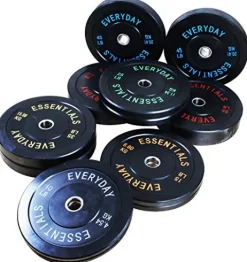 Signature Fitness BalanceFrom Olympic Bumper Plate Black