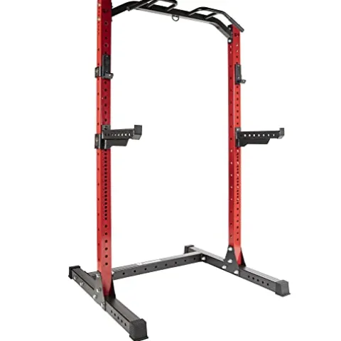 Signature Fitness Power Rack Squat Stand Red