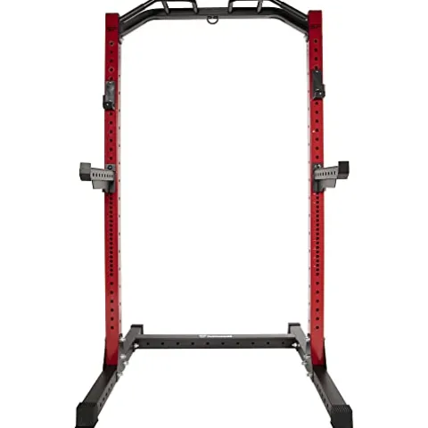 Signature Fitness Power Rack Squat Stand Red