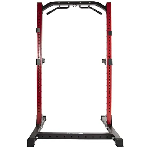Signature Fitness Power Rack Squat Stand Red