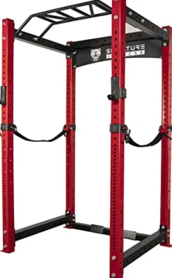 Signature Fitness SF-3 Power Cage Squat Rack Black