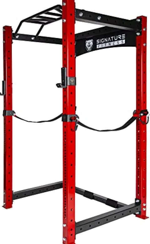 Signature Fitness SF-3 Power Cage Squat Rack Black