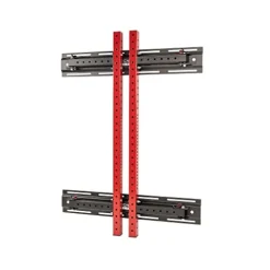 Signature Fitness Wall Mounted Fold-in Power Cage Squat Rack Red