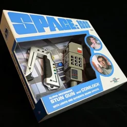 Sixteen 12 Space 1999 Stun Gun & Comlock with Light and Sound Silver